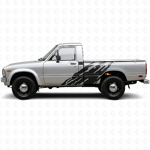 Schlammspritz-Grafik Seiten-Vinylaufkleber für Toyota Hilux 1978-1983 1