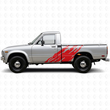 Schlammspritz-Grafik Seiten-Vinylaufkleber für Toyota Hilux 1978-1983 3