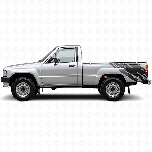 Schlammspritz-Grafik Rückseitiger Vinyl-Aufkleber für Toyota Hilux 1983-1988 1