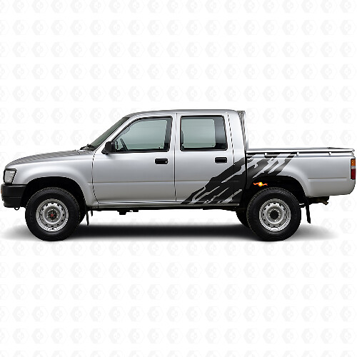 Schlamm-Spritzschutz Grafik Seitenaufkleber für Toyota Hilux 1988-1997 1