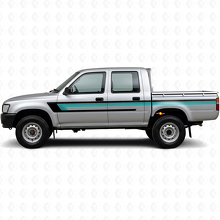 Triple-Streifen Türseiten Vinyl-Aufkleber für Toyota Hilux 1988-1997 2