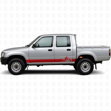 Mountains Style Streifen Seitenschweller Vinyl-Aufkleber Kit für Toyota Hilux 1988-1997 3