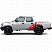 Seitlicher Vinyl-Aufkleber mit Schlamm-Spritz-Grafik für Toyota Hilux 1997-2004 3