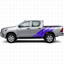 Schlammspritz-Grafik Seitenaufkleber für Toyota Hilux 2015+ 2