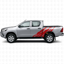 Schlammspritz-Grafik Seitenaufkleber für Toyota Hilux 2015+ 3