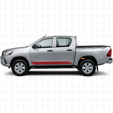 Topografische Stilstreifen Tür-Vinylaufkleber für Toyota Hilux 2015+ 3