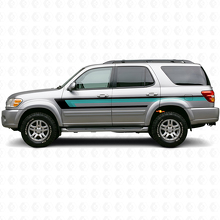 Dreifachstreifen Türseiten-Vinylaufkleber für Toyota Sequoia 2000-2007 2