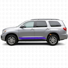 Topografische Stilstreifen Tür Vinylaufkleber für Toyota Sequoia 2007-2022 2