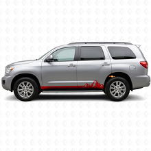 Mountains Dünne Streifen Schweller Vinylaufkleber für Toyota Sequoia 2007-2022 3