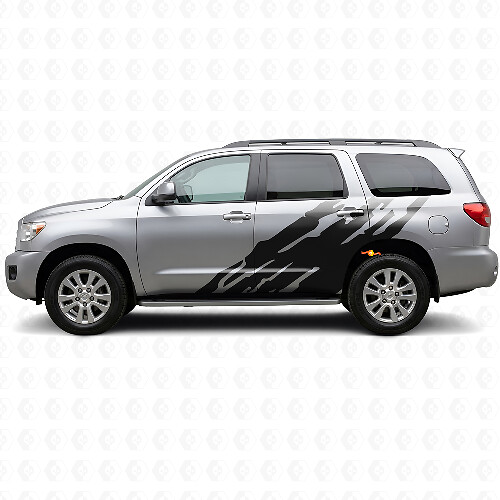 Schlammspritz-Grafik Seiten-Vinyl-Aufkleber für Toyota Sequoia 2007-2022 1