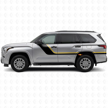Twin Stripes Seiten-Vinylaufkleber-Kit für Toyota Sequoia 2022+ 2