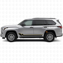 Twin Stripes Schweller Vinyl-Aufkleber-Set für Toyota Sequoia 2022+ 2