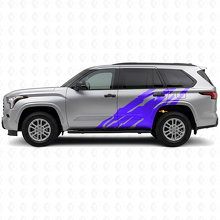 Schlammspritz-Grafik Seiten-Vinylaufkleber für Toyota Sequoia 2022+ 2