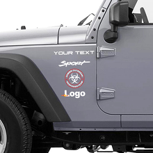 Zombie-Ausbruch-Reaktionsteam Vinyl-Aufkleber für Jeep Wrangler Rubicon 3