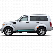 Vintage gerade Streifen Seiten-Vinylaufkleber für Dodge Nitro 2007-2011 2