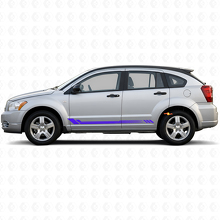 Honeycomb Streifen Seitenaufkleber für Dodge Caliber 2007-2012 2