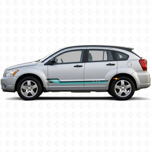 Vinyl-Aufkleber im Vintage-Stil Seitenstreifen für Dodge Caliber 2007-2012 2