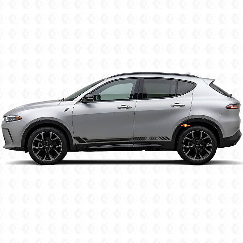 Honeycomb-Streifen Seiten-Vinyl-Aufkleber für Dodge Hornet 2023+ 1