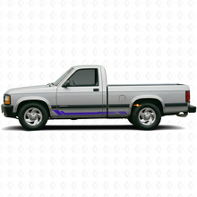 Honeycomb-Streifen Seitenaufkleber für Dodge Dakota 1987-1996 2
