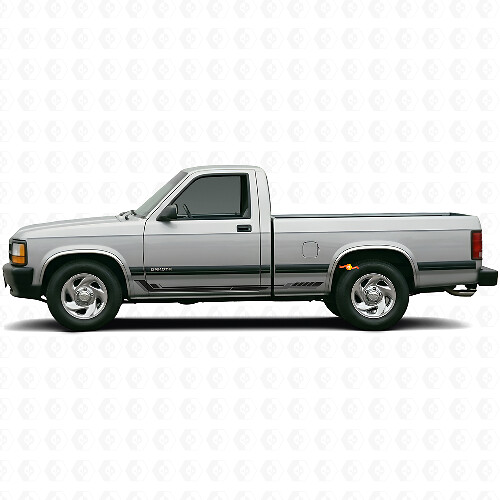 Racing-Stil Seitenstreifen Vinyl-Aufkleber für Dodge Dakota 1987-1996 1
