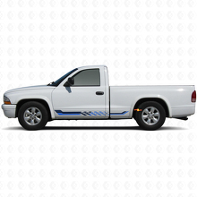 Schachbrettmuster Seitenstreifen Vinyl-Aufkleber für Dodge Dakota 1997-2004 2