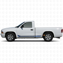 Rennstil Seitenstreifen Vinylaufkleber für Dodge Dakota 1997-2004 2