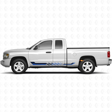 Schachbrettmuster Seitenstreifen Vinylaufkleber für Dodge Dakota 2005-2011 2