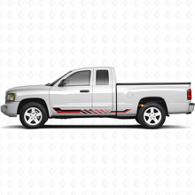 Schachbrettmuster Seitenstreifen Vinylaufkleber für Dodge Dakota 2005-2011 3