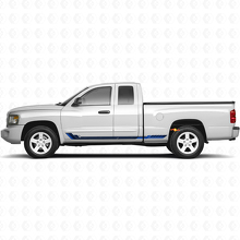 Rennstil Seitenstreifen Vinylaufkleber für Dodge Dakota 2005-2011 2