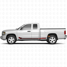 Rennstil Seitenstreifen Vinylaufkleber für Dodge Dakota 2005-2011 3