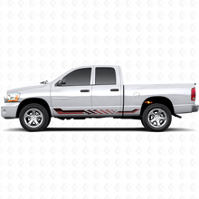 Schachbrettfahnen-Seitenstreifen Vinyl-Aufkleber für Dodge Ram 1500 2002-2008 3
