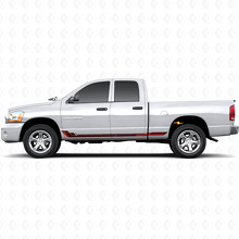 Racing-Style Seitenstreifen Vinyl-Aufkleber für Dodge Ram 1500 2002-2008 3