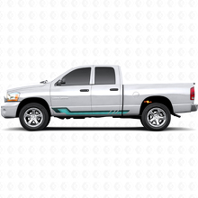 Vinyl-Aufkleber im Vintage-Stil für Seitestreifen Dodge Ram 1500 2002-2008 2
