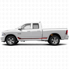 Racing Style Seitenstreifen Vinyl-Aufkleber für Dodge Ram 1500 2011-2018 3