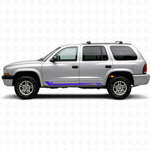 Wabenstreifen Seiten-Vinylaufkleber für Dodge Durango 1998-2003 2