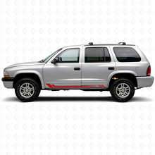 Wabenstreifen Seiten-Vinylaufkleber für Dodge Durango 1998-2003 3