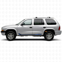 Rennsport-Streifen Vinyl-Aufkleber für Dodge Durango 1998-2003 2