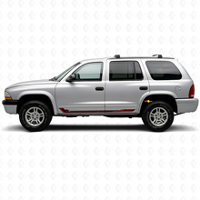 Rennsport-Streifen Vinyl-Aufkleber für Dodge Durango 1998-2003 3