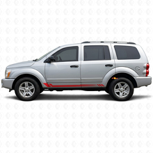 Honeycomb Streifen Seiten-Vinylaufkleber für Dodge Durango 2004-2009 3
