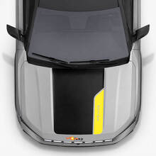Blackout 4x4 Hauben-Vinylaufkleber für Jeep Compass 2026 3
