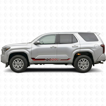 Schachbrettflaggen-Seitenstreifen Vinyl-Aufkleber für Toyota 4Runner 2024+ 3