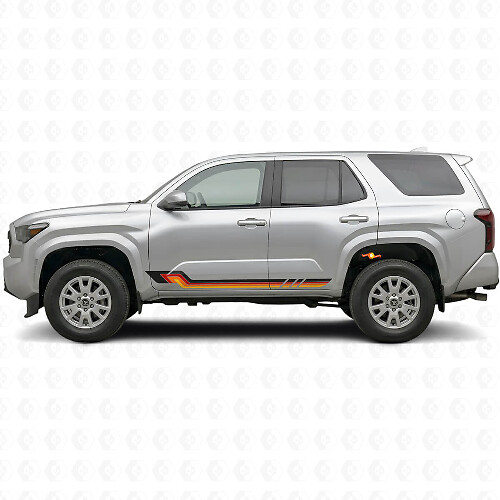Vintage-Style Seitenstreifen Vinyl-Aufkleber für Toyota 4Runner 2024+ 1