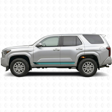 Vintage gerade Streifen Seitenvinyl-Aufkleber für Toyota 4Runner 2024+ 2