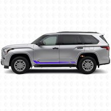 Bienenwaben-Streifen Seitenvinyl-Aufkleber für Toyota Sequoia 2022+ 2