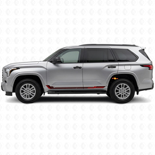 Racing Style Seitenstreifen Vinyl-Aufkleber für Toyota Sequoia 2022+ 3