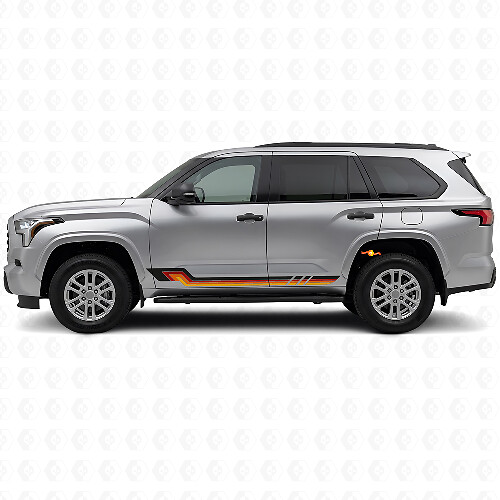 Vintage-Stil Seitenstreifen Vinyl-Aufkleber für Toyota Sequoia 2022+