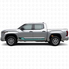 Vinyl-Aufkleber im Vintage-Stil Seitenstreifen für Toyota Tundra 2022+ 2