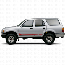 Honigwaben-Streifen Seitenvinylaufkleber für Toyota 4Runner 1989-1995_3