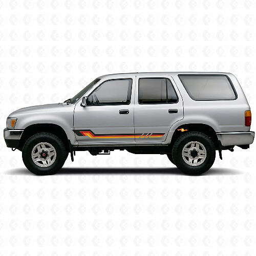 Vintage-Stil Seitenstreifen Vinyl-Aufkleber für Toyota 4Runner 1989-1995_1