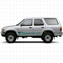 Vintage-Stil Seitenstreifen Vinyl-Aufkleber für Toyota 4Runner 1989-1995_2